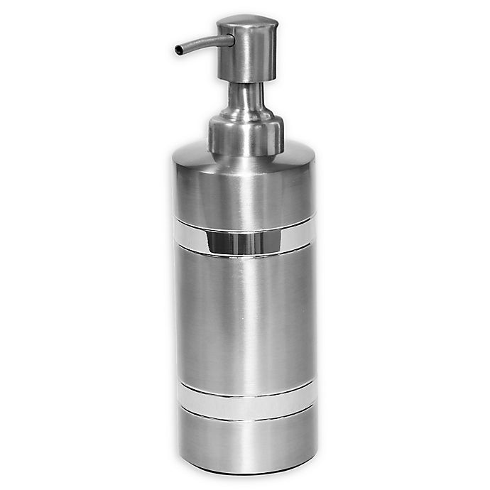 slide 1 of 1, Wamsutta Aiden Lotion Dispenser - Brushed Metal, 1 ct