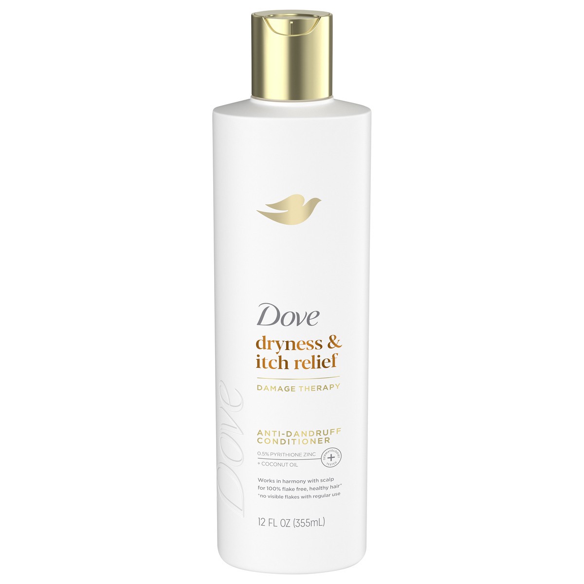 slide 1 of 9, Dove Dermacare Scalp Damage Therapy Derma Conditioner Dryness + Itch 12 Fl Oz, 12 fl oz