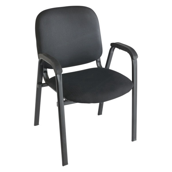 slide 3 of 8, Realspace Stacking Guest Chair, Black, 1 ct