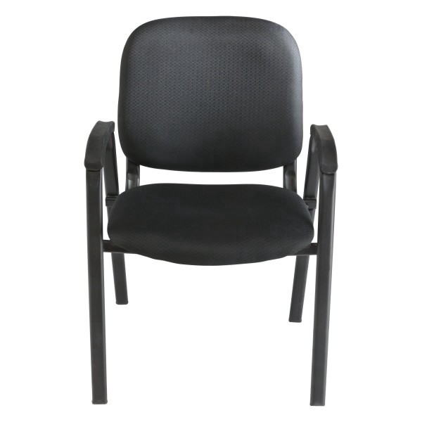 slide 8 of 8, Realspace Stacking Guest Chair, Black, 1 ct