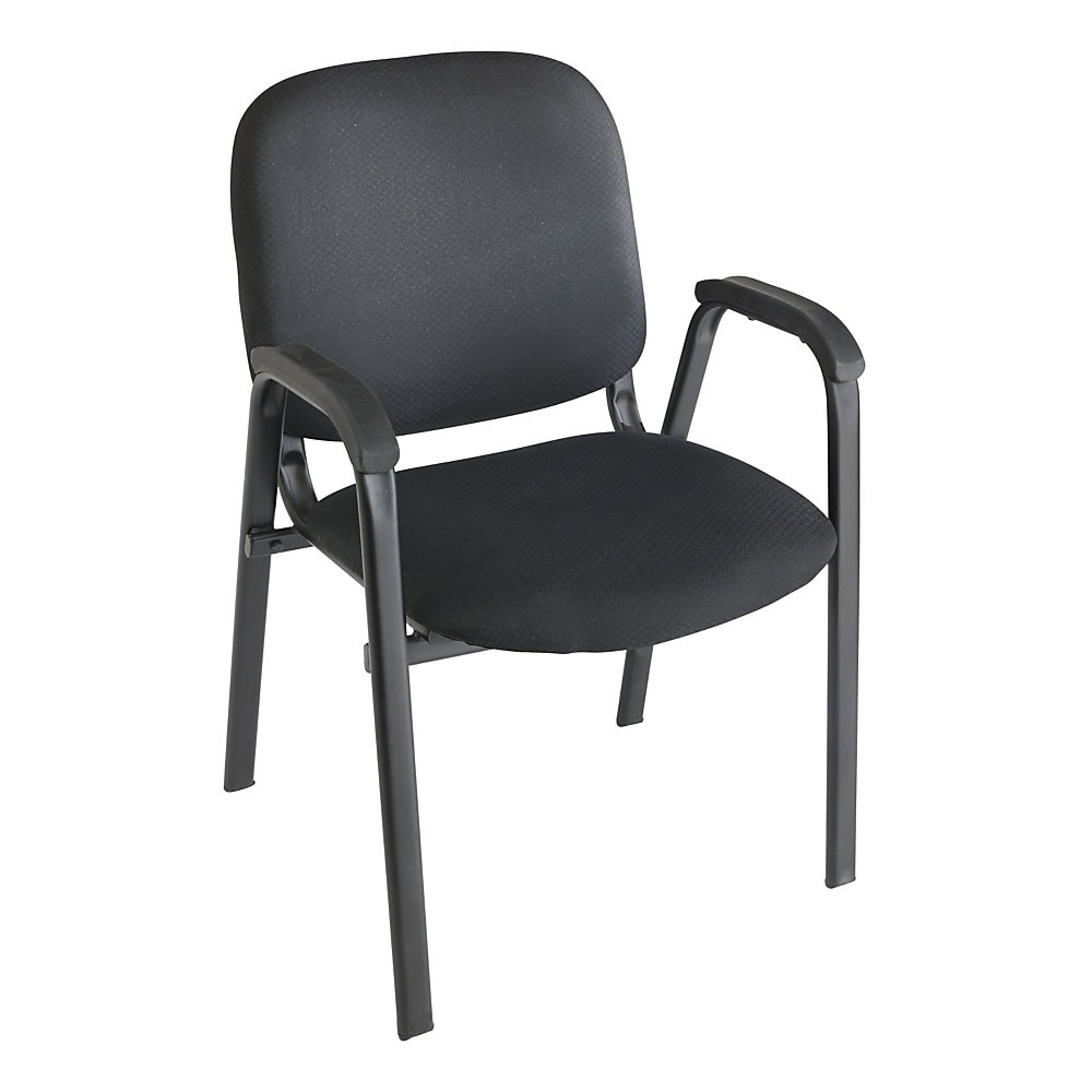 slide 1 of 1, Realspace Stacking Guest Chair, Black, 1 ct