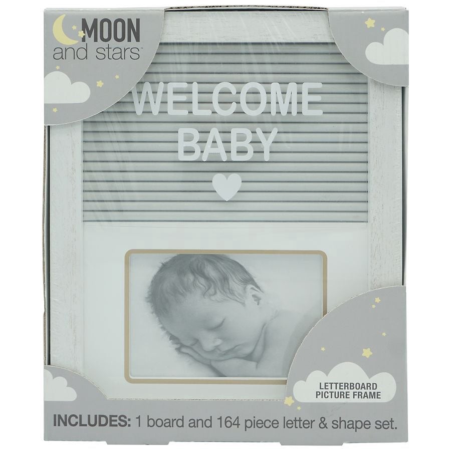 slide 1 of 1, Moon and Stars Letterboard Picture Frame, 1 ct