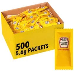 Heinz Mustard Packets
