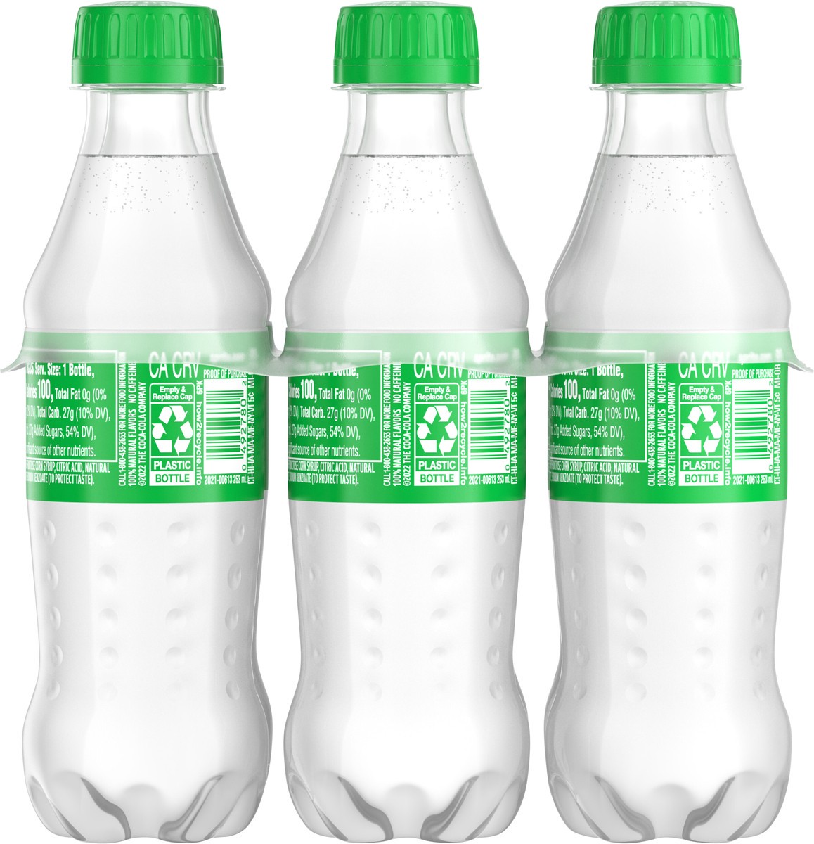 slide 3 of 9, Sprite Bottles, 8.55 fl oz, 6 Pack, 6 ct