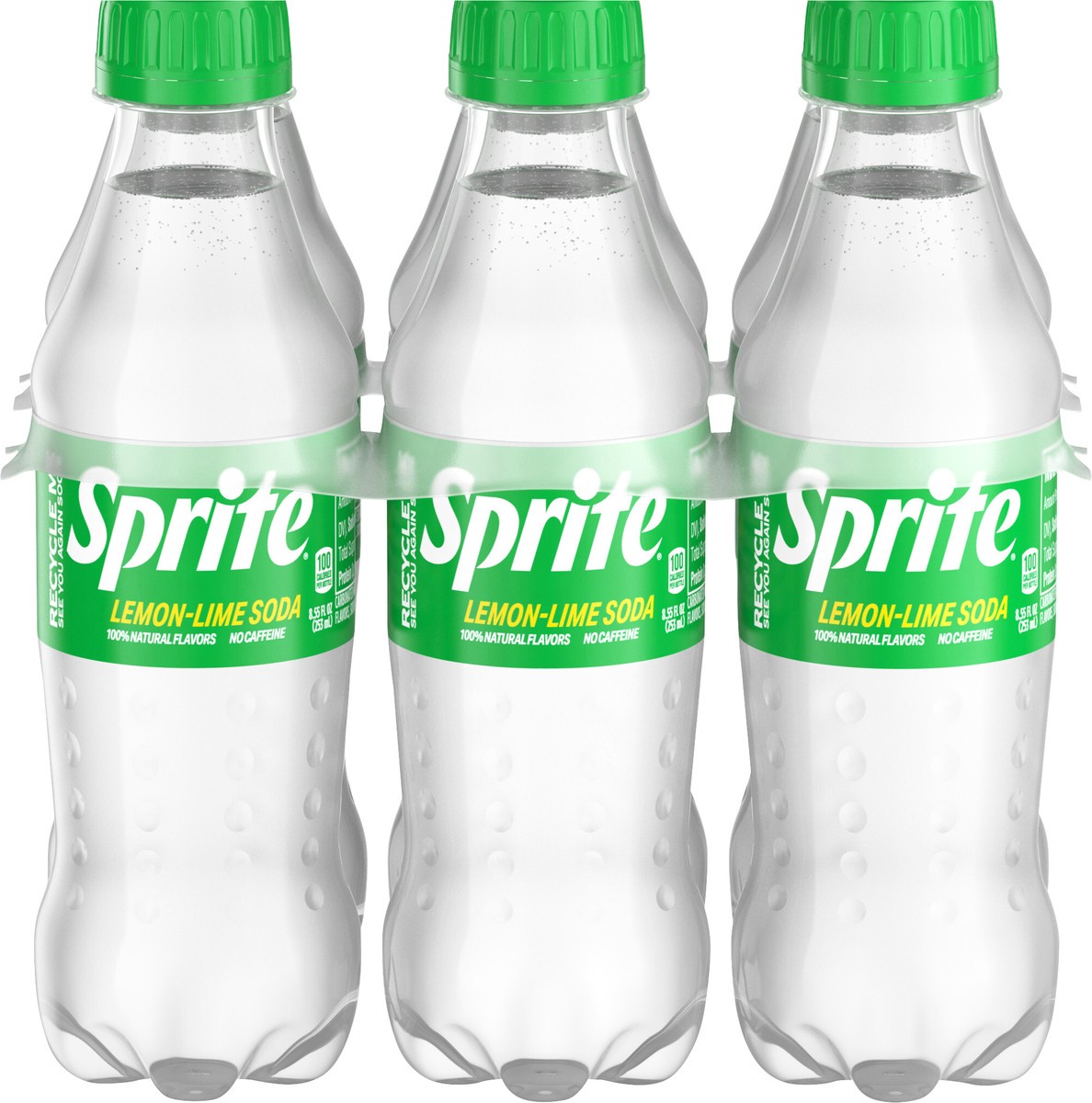 slide 9 of 9, Sprite Bottles, 8.55 fl oz, 6 Pack, 6 ct