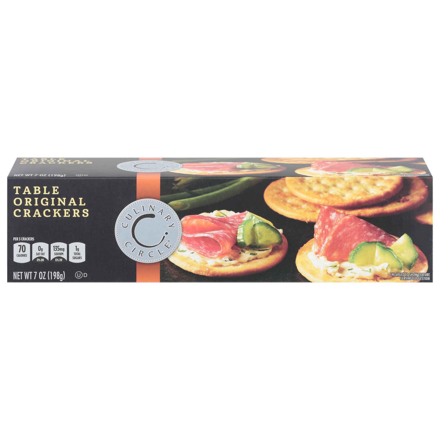 slide 1 of 1, Culinary Circle Cracker Original Table Crackers, 7 oz