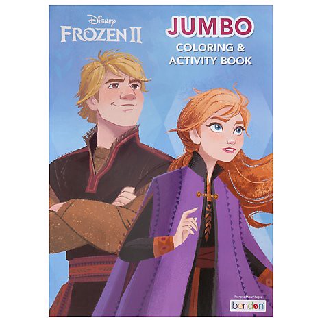 slide 1 of 1, Bendon Frozen 2 Jumbo Coloring Activity Book - EA, 1 ct
