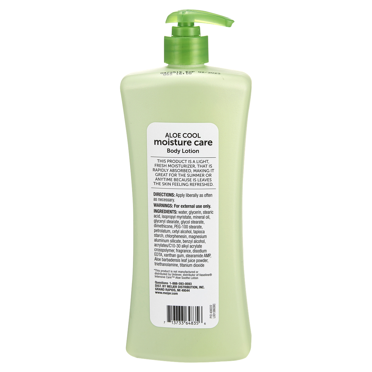 slide 5 of 5, Meijer Moisture Care: Aloe Cool Skin Care Lotion, 24.5 oz