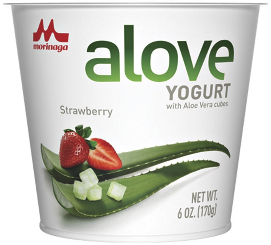 slide 1 of 6, Alove Strawberry Flavored Yogurt, 6 oz