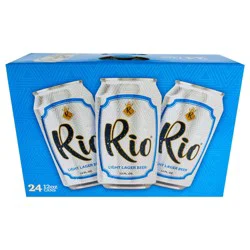 Rio Lager Light Mexican-Style Lager Beer - 24 Pack