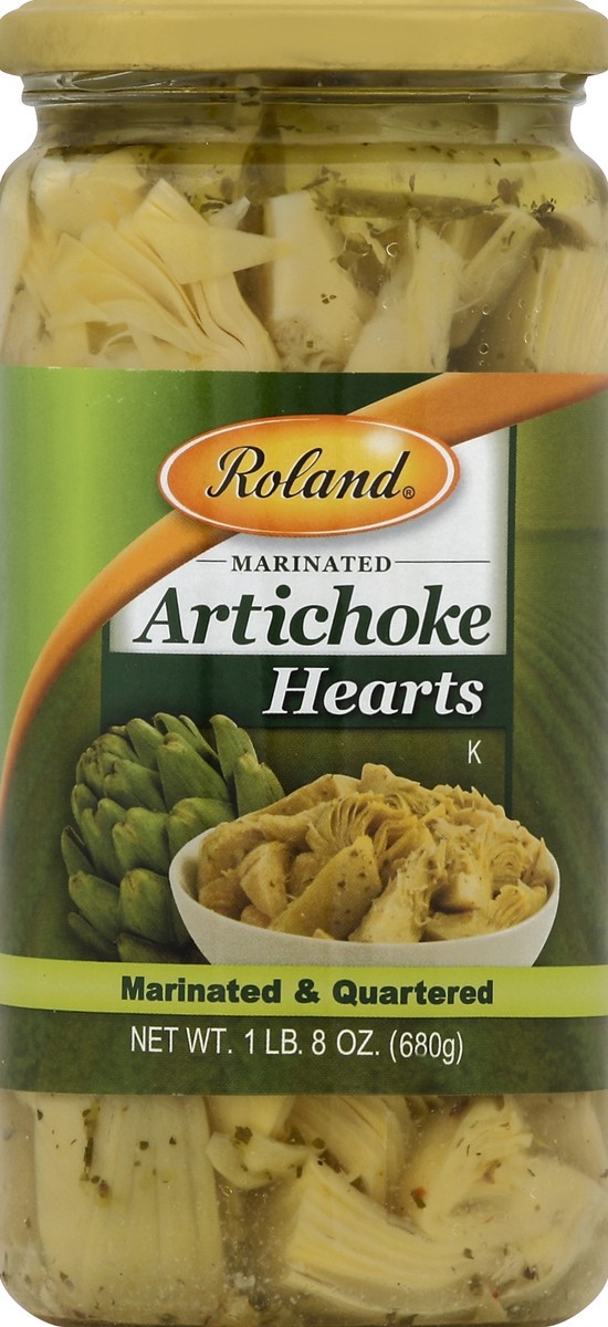 slide 2 of 2, Roland Marinated Quartered Artichoke Hearts 24 oz, 24 oz