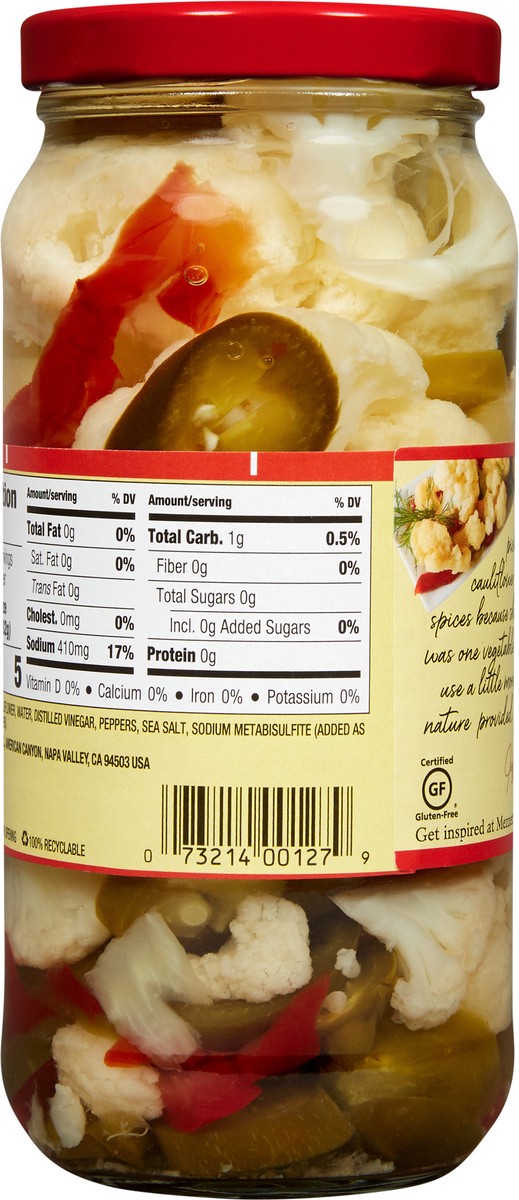 slide 3 of 7, Mezzetta Hot Cauliflower Fresh Pack, 16 fl oz, 16 fl oz