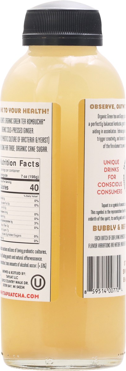 slide 8 of 9, Island City Kombucha Ginger Kombucha 16 fl oz, 16 fl oz