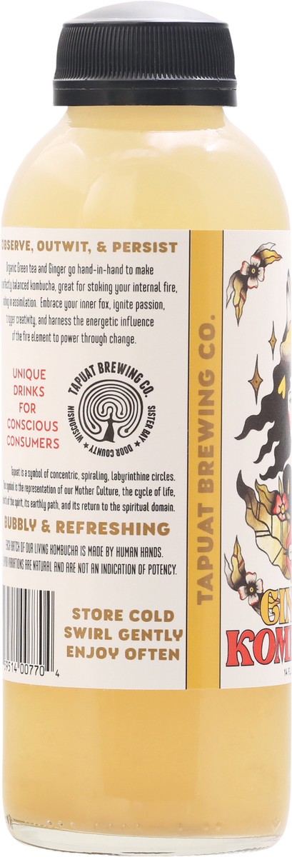 slide 9 of 9, Island City Kombucha Ginger Kombucha 16 fl oz, 16 fl oz