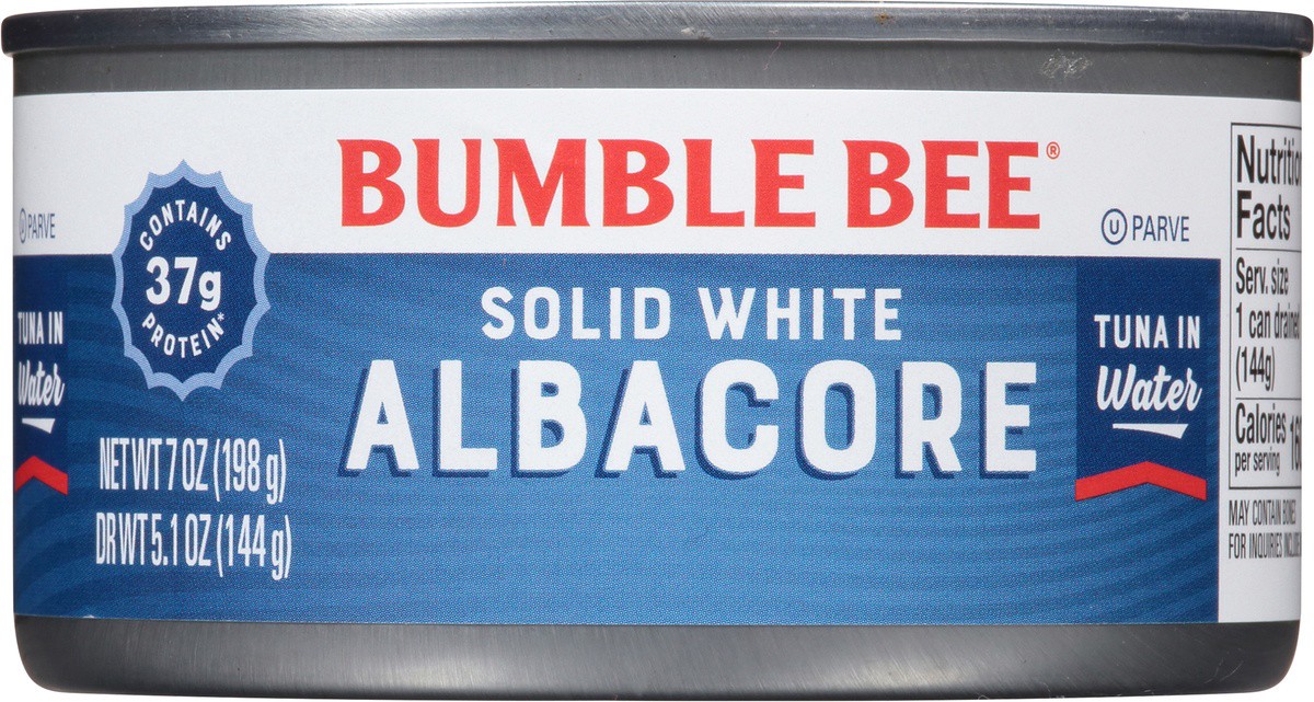 slide 9 of 10, Bumble Bee Solid White Albacore Tuna in Water 7 oz, 7 oz