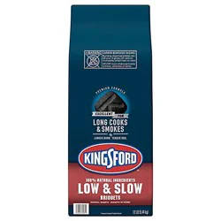 Kingsford Low And Slow Briquettes Charcoal Briquettes For Grilling - 12 Lb