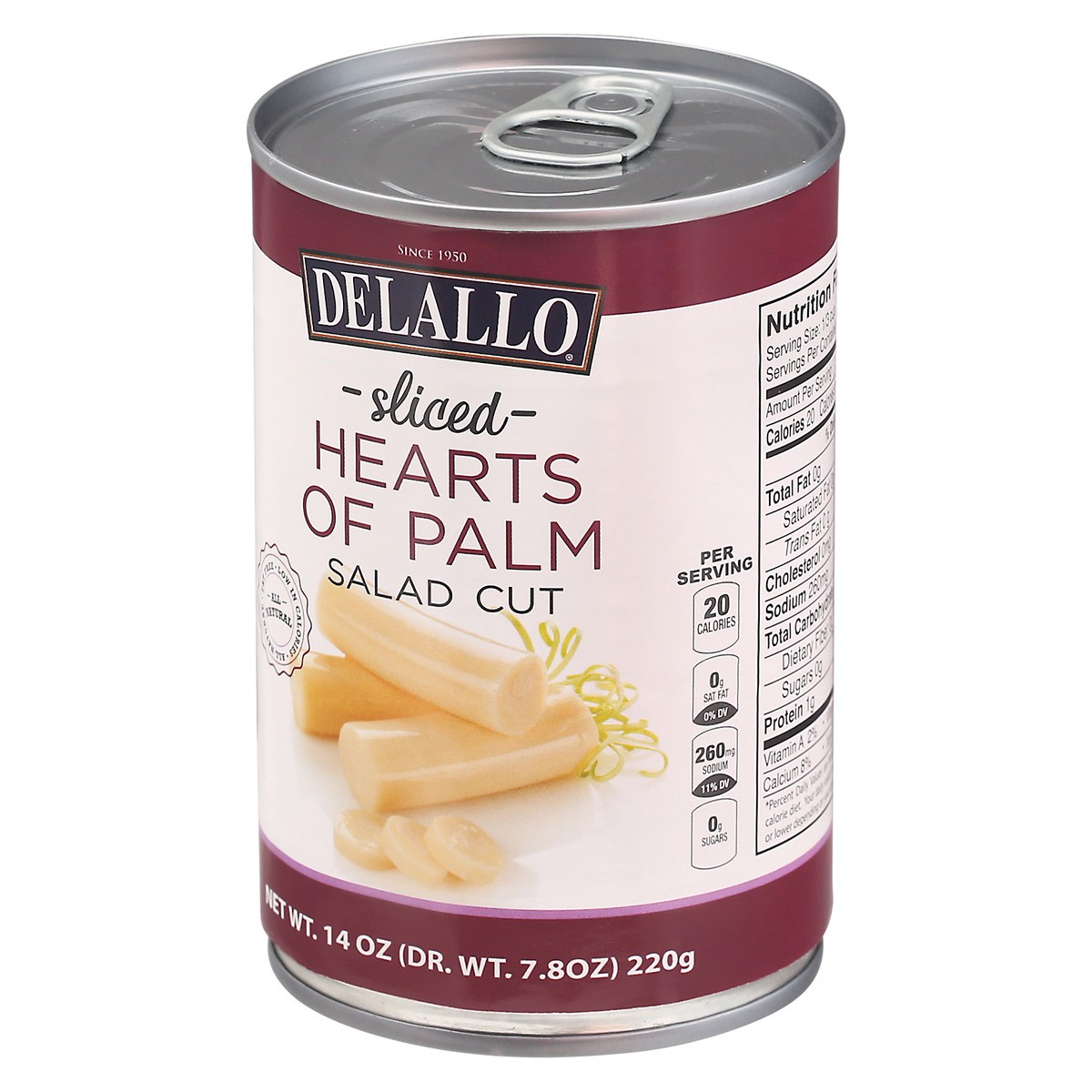 slide 12 of 13, DeLallo Salad Cut Hearts of Palm 14 oz, 14 oz