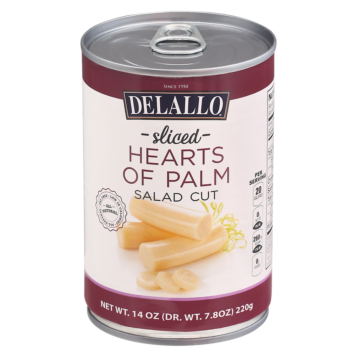 slide 1 of 1, DeLallo Salad Cut Hearts of Palm, 14.1 oz