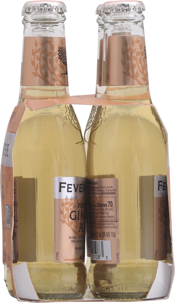slide 2 of 8, Fever-Tree Premium Ginger Ale - 4 ct, 4 ct