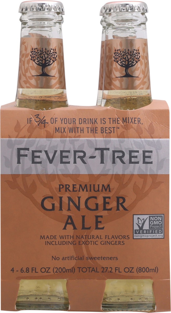 slide 3 of 8, Fever-Tree Premium Ginger Ale - 4 ct, 4 ct