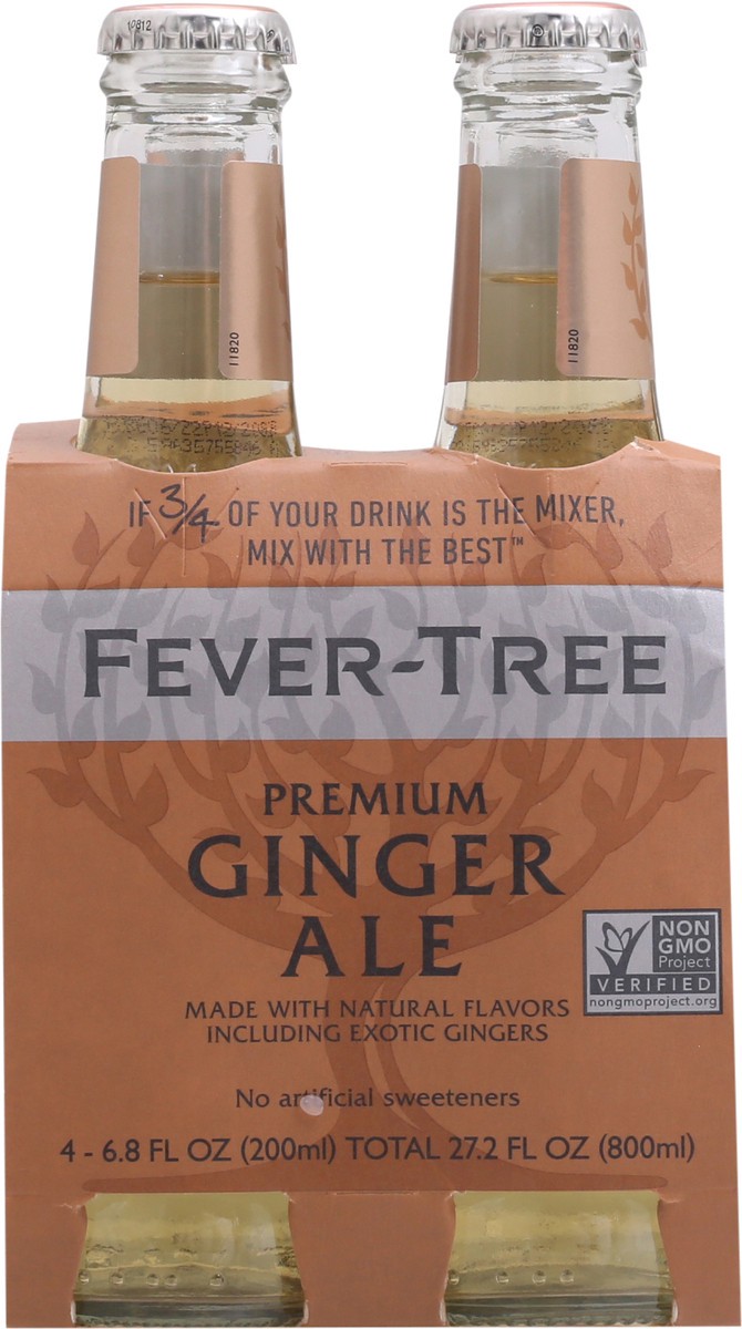 slide 5 of 8, Fever-Tree Premium Ginger Ale - 4 ct, 4 ct