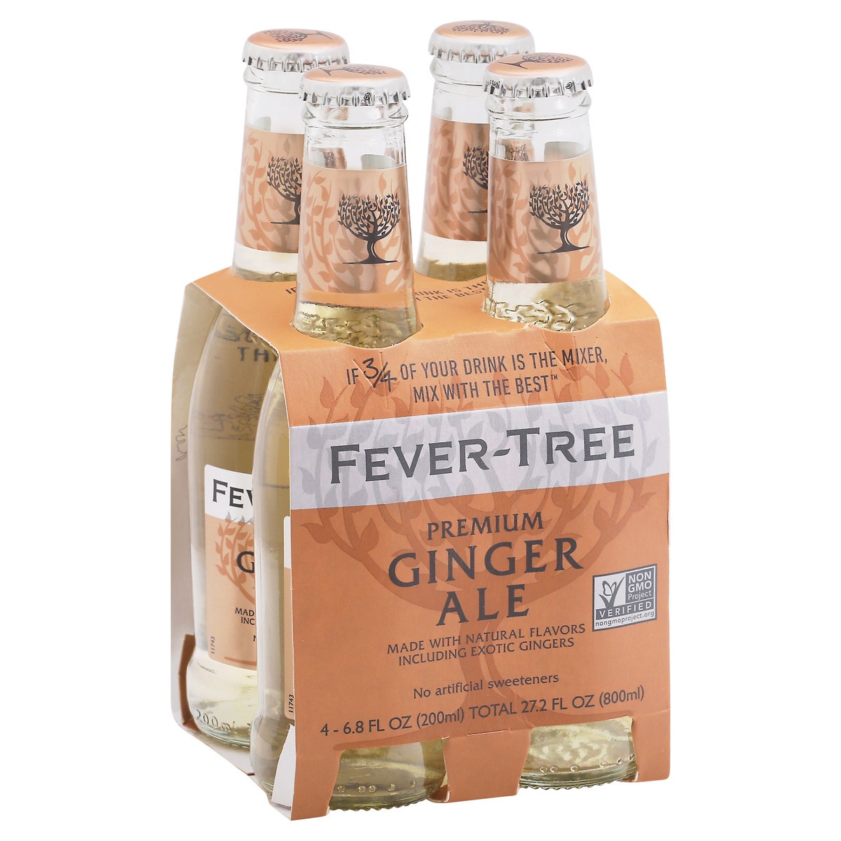 slide 7 of 8, Fever-Tree Premium Ginger Ale - 4 ct, 4 ct