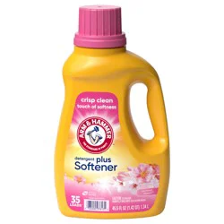 ARM & HAMMER Plus a Touch of Softener, 35 Loads, Liquid Laundry Detergent, 45.5 fl oz