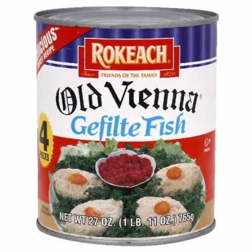 slide 1 of 1, Rokeach Old Vienna Gefilte Fish, 27 oz