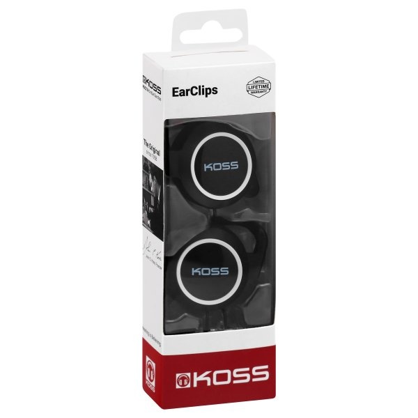 slide 1 of 1, Koss Original EarClips Headphones, 1 ct