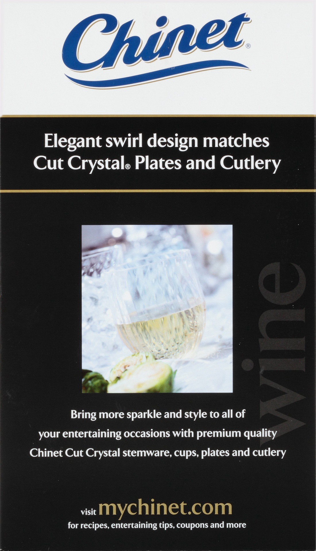 slide 6 of 6, Chinet Stemless Wine Glasses, 8 ct