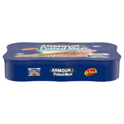 Armour Star Potted Meat, 10g Protein Per Serving, Canned Meat, 3 oz. Can (Pack of 6)