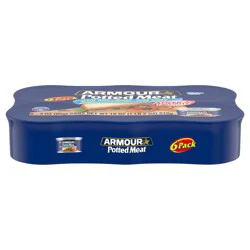 Armour Star Potted Meat, 10g Protein Per Serving, Canned Meat, 3 oz. Can (Pack of 6)