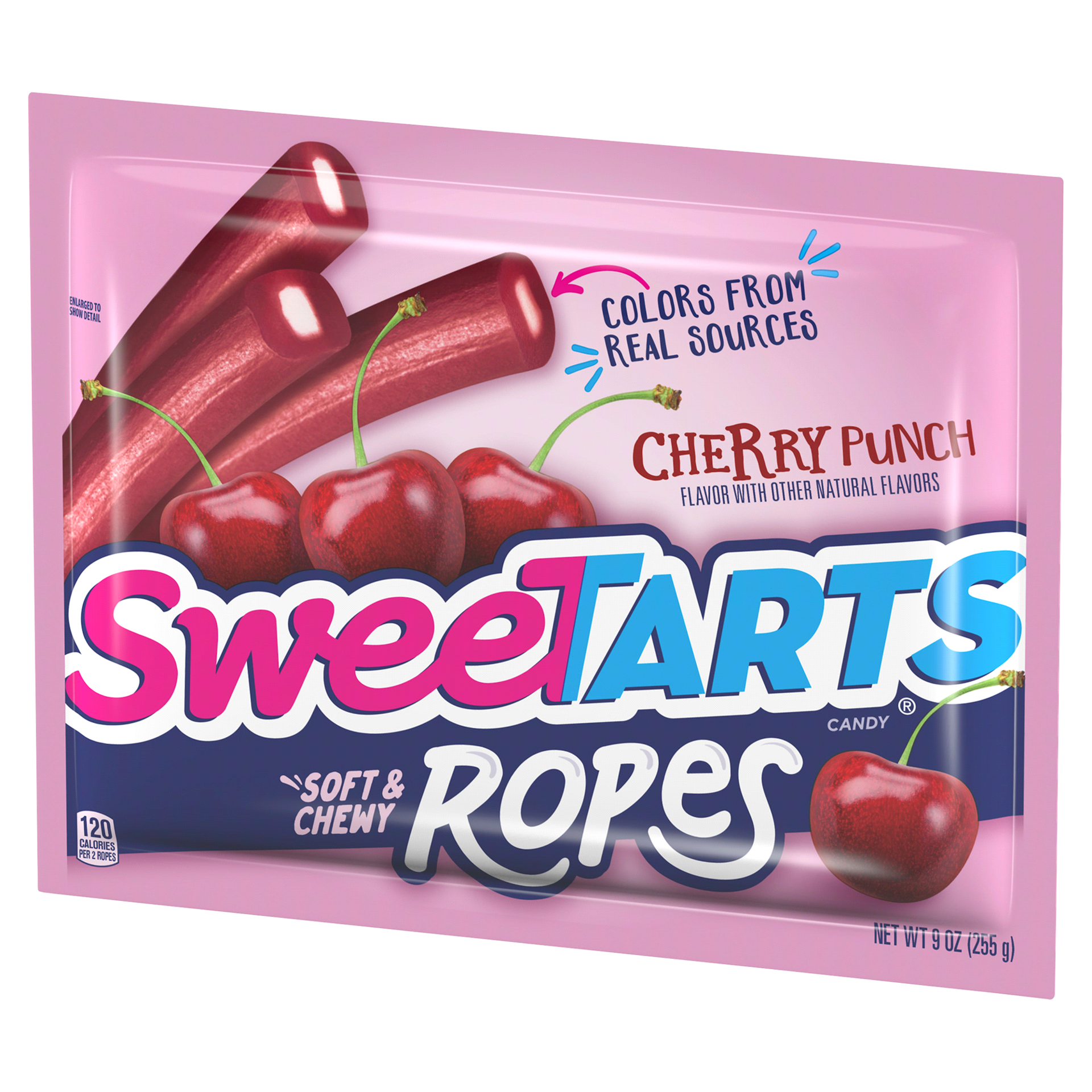 slide 6 of 29, SweeTARTS Cherry Punch Soft & Chewy Ropes Candy, 9 oz