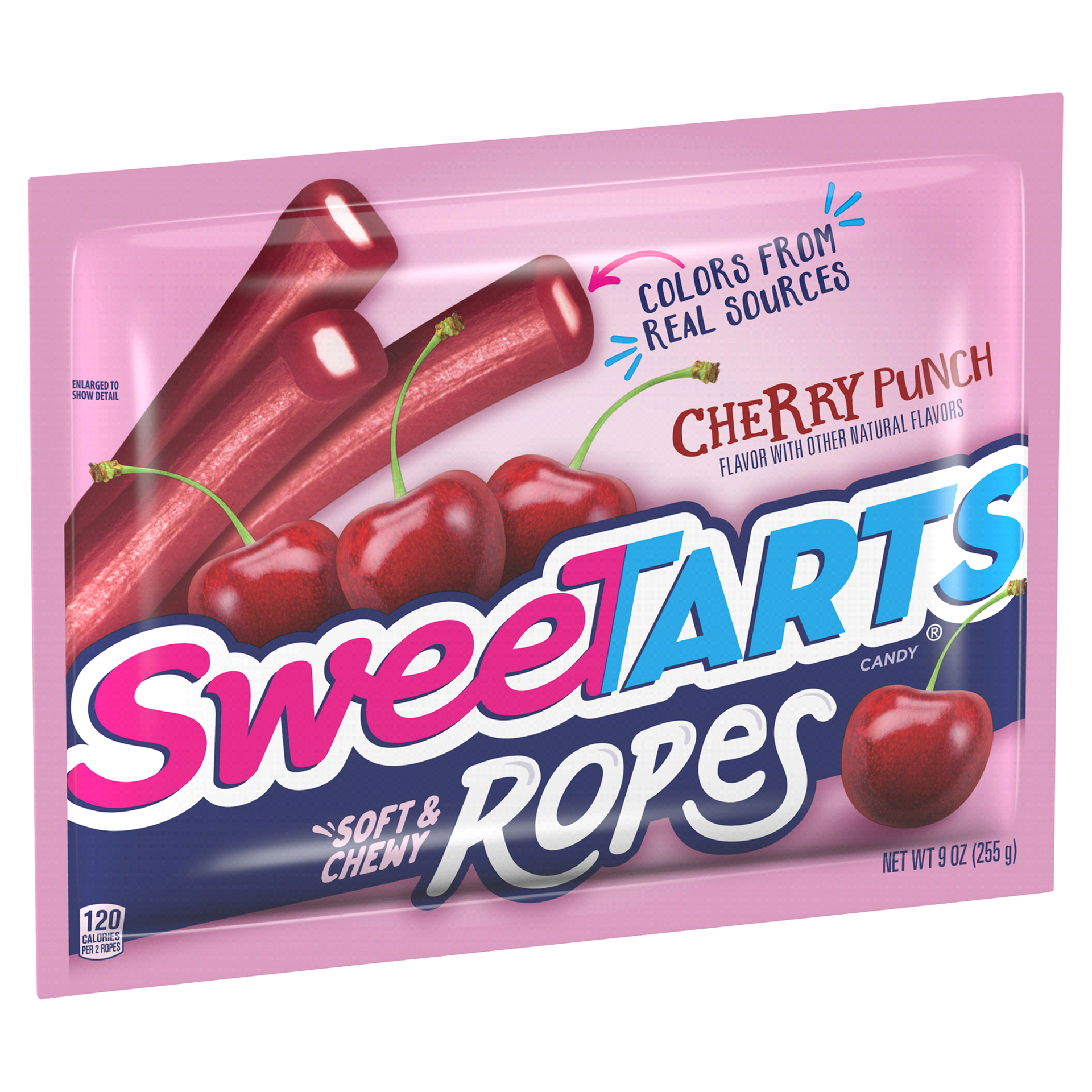 slide 9 of 29, SweeTARTS Cherry Punch Soft & Chewy Ropes Candy, 9 oz