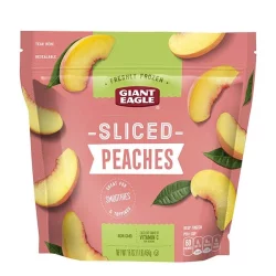 Giant Eagle Sliced Freshly Frozen Peaches