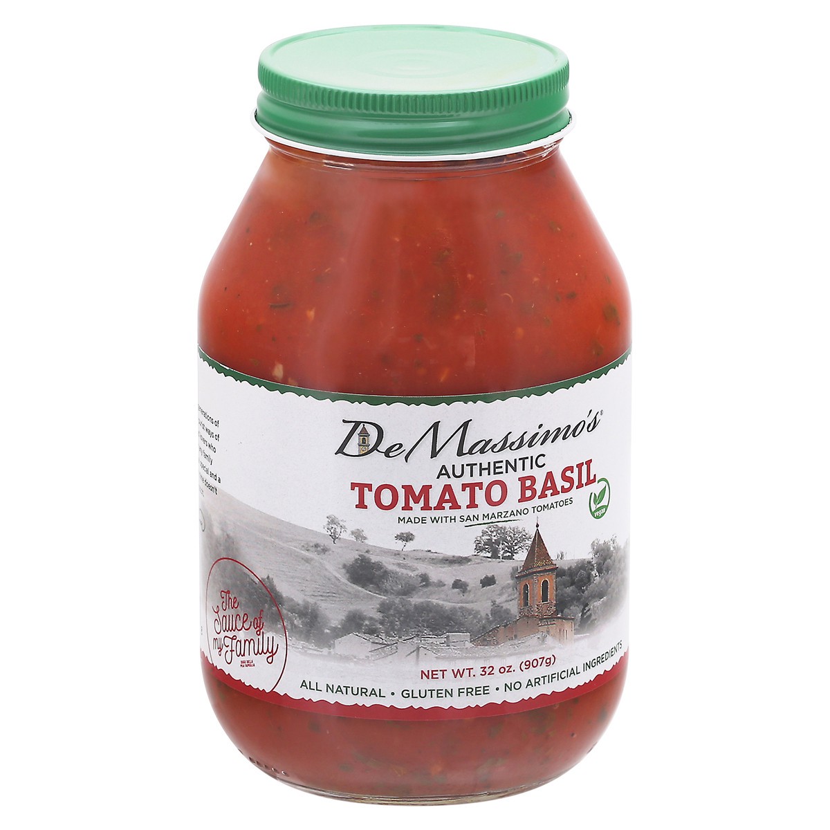 slide 9 of 9, De Massimo's Demassimo's Authentic Tomato Basil Pasta Sauce - 32 oz, 32 oz
