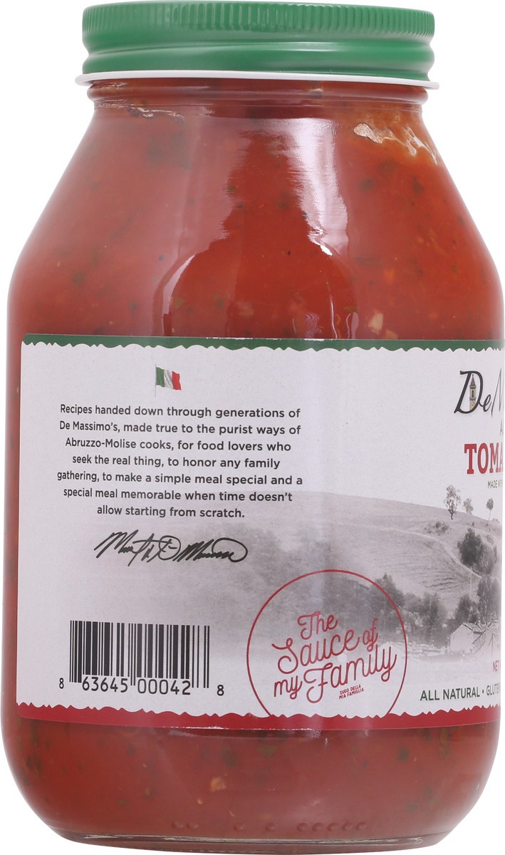 slide 8 of 9, De Massimo's Demassimo's Authentic Tomato Basil Pasta Sauce - 32 oz, 32 oz