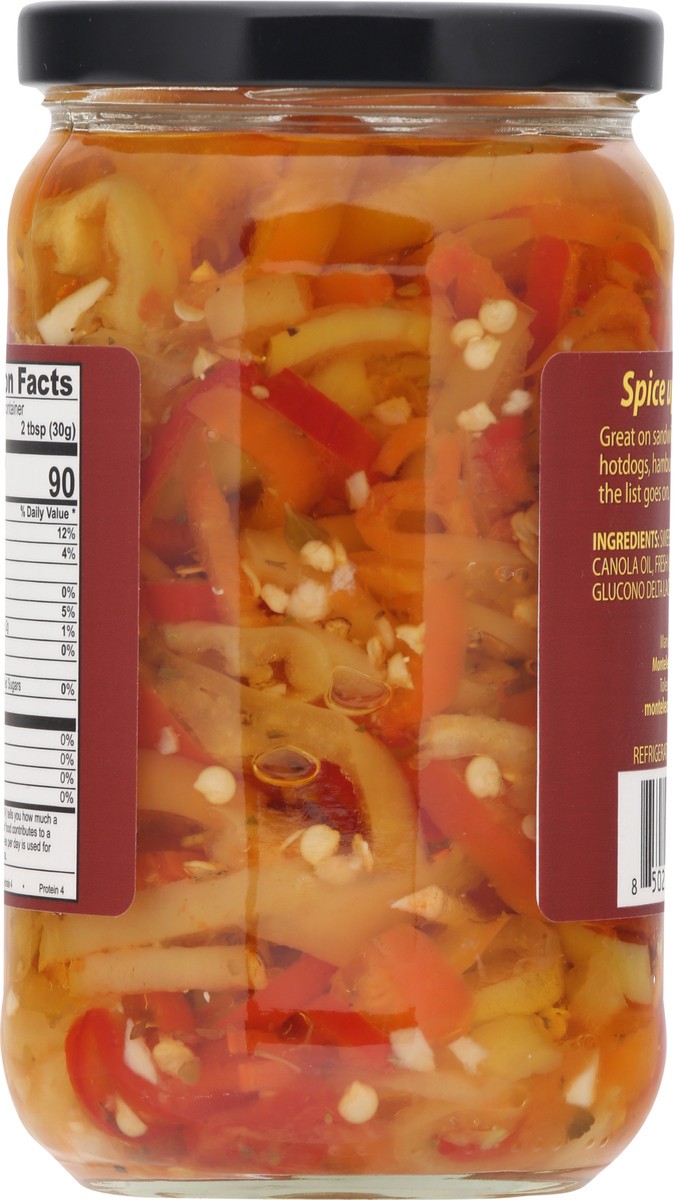 slide 12 of 14, Monteleone Medium Italian Peppers in Oil with Garlic and Herbs 15 oz, 15 oz