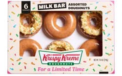 Krispy Kreme Milk Bar Assorted Doughnuts 6-Pack/9.8 Oz