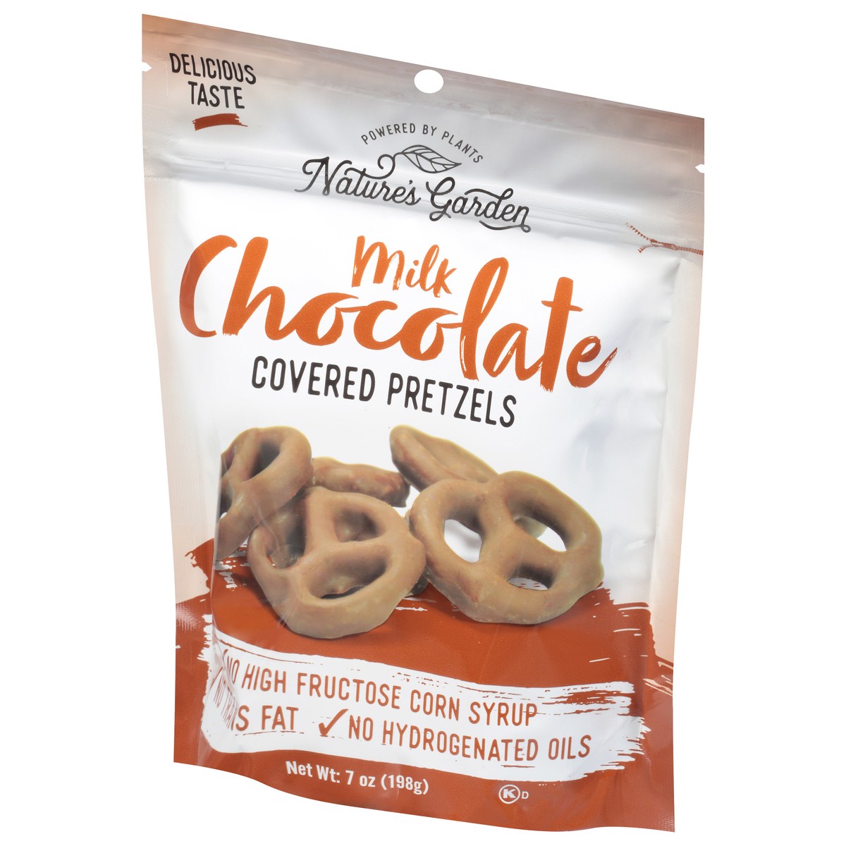 slide 7 of 9, Nature's Garden Milk Chocolate Covered Pretzels 7 oz, 7 oz