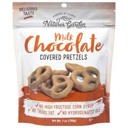 Nature's Garden Milk Chocolate Covered Pretzels 7 oz