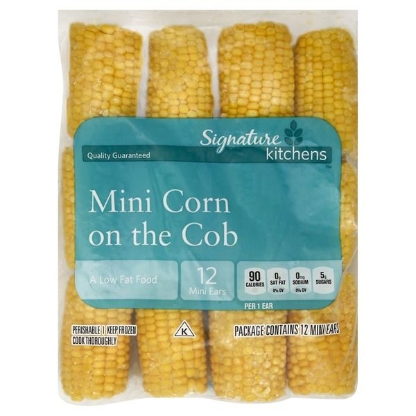 slide 1 of 1, Signature Kitchens Corn On The Cob, Mini, 12 ct