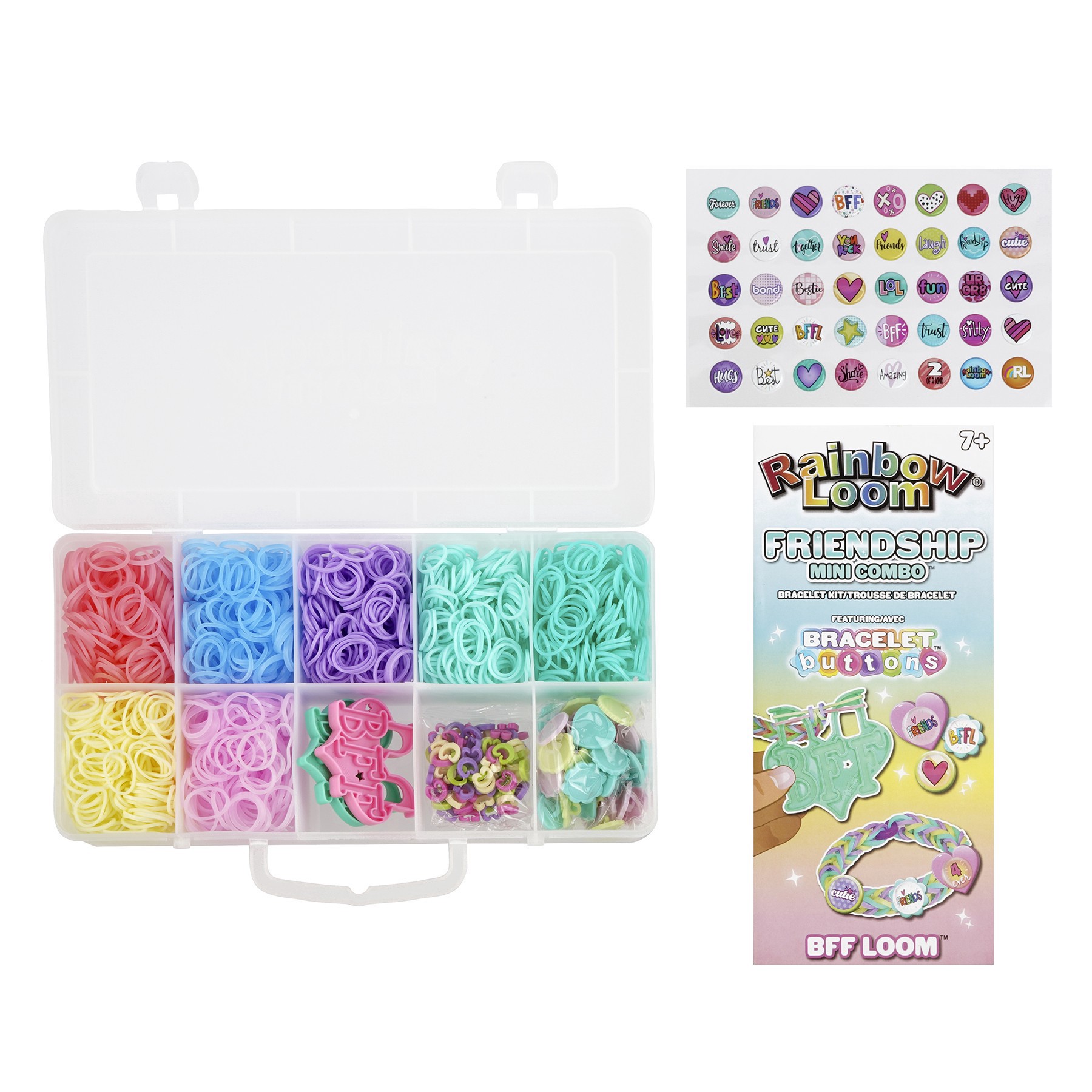 slide 4 of 4, Rainbow Loom Friendship Mini Combo Bracelet Kit, 2,282 ct