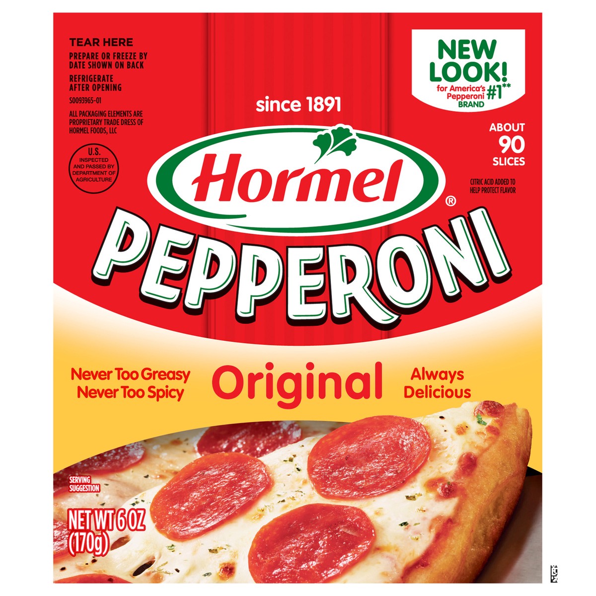 slide 1 of 11, HORMEL Original Pepperoni, 6 oz