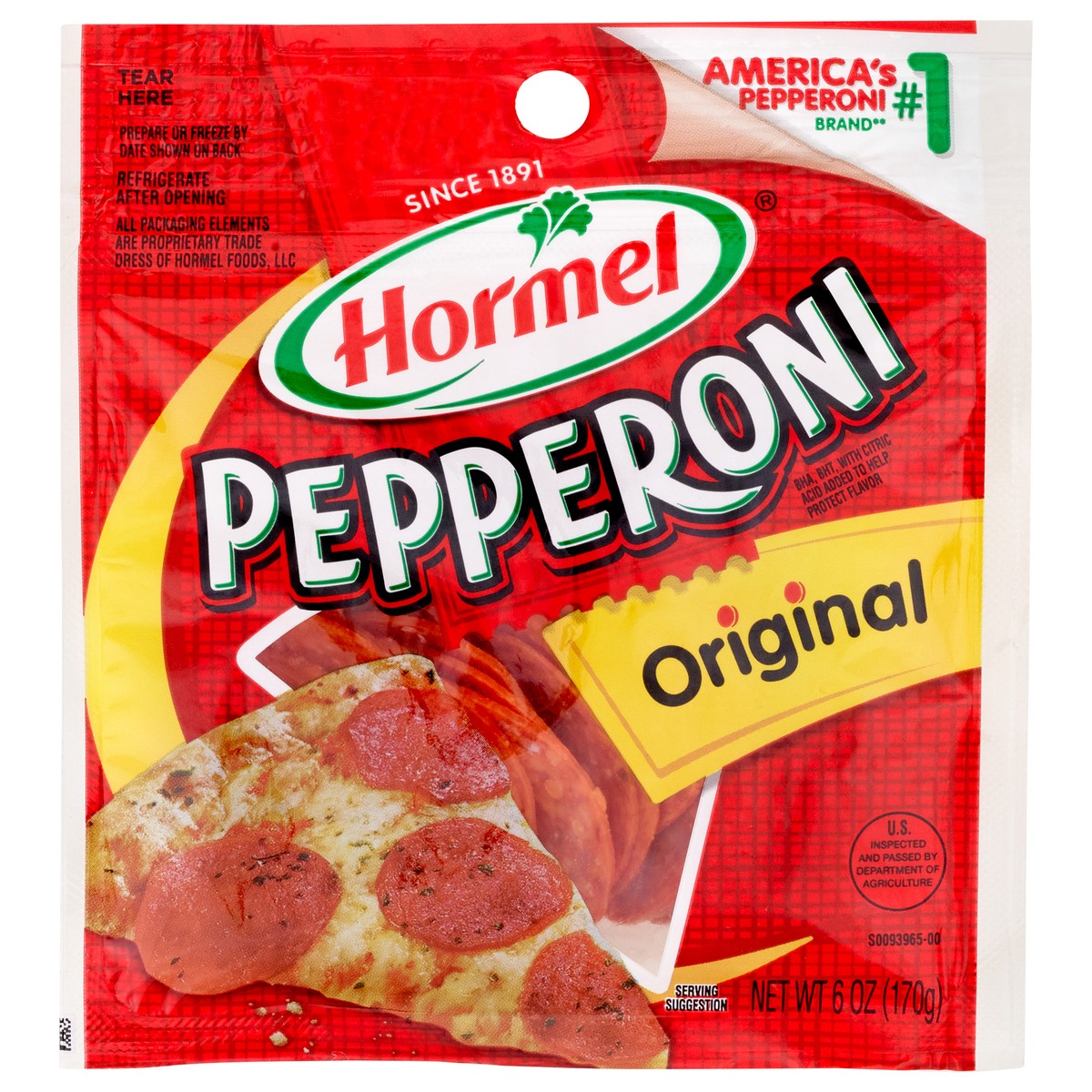 slide 1 of 11, HORMEL Original Pepperoni, 6 oz