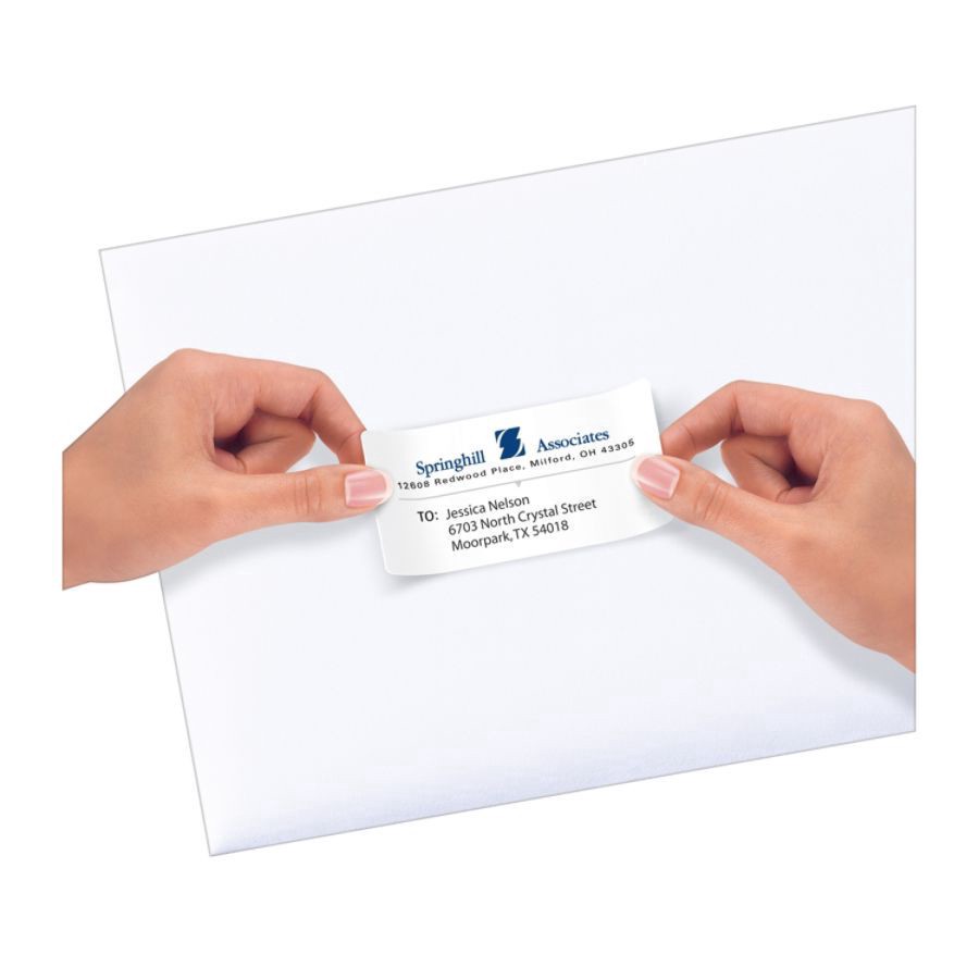 slide 6 of 8, Avery Repositionable Inkjet Shipping Labels, 58163, White, 250 ct; 2 in x 4 in