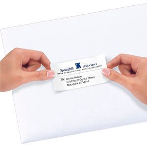 slide 5 of 8, Avery Repositionable Inkjet Shipping Labels, 58163, White, 250 ct; 2 in x 4 in