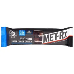 MET-Rx Big 100 Super Cookie Crunch Meal Replacement Bar 3.52 oz