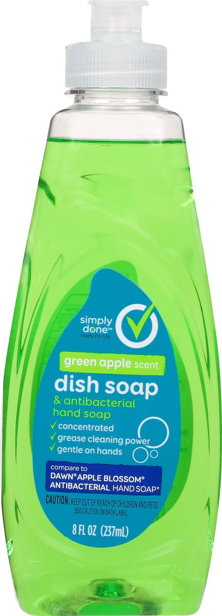 slide 8 of 9, Simply Done Dish Soap & Hand Soap, Green Apple Scent, 8 oz