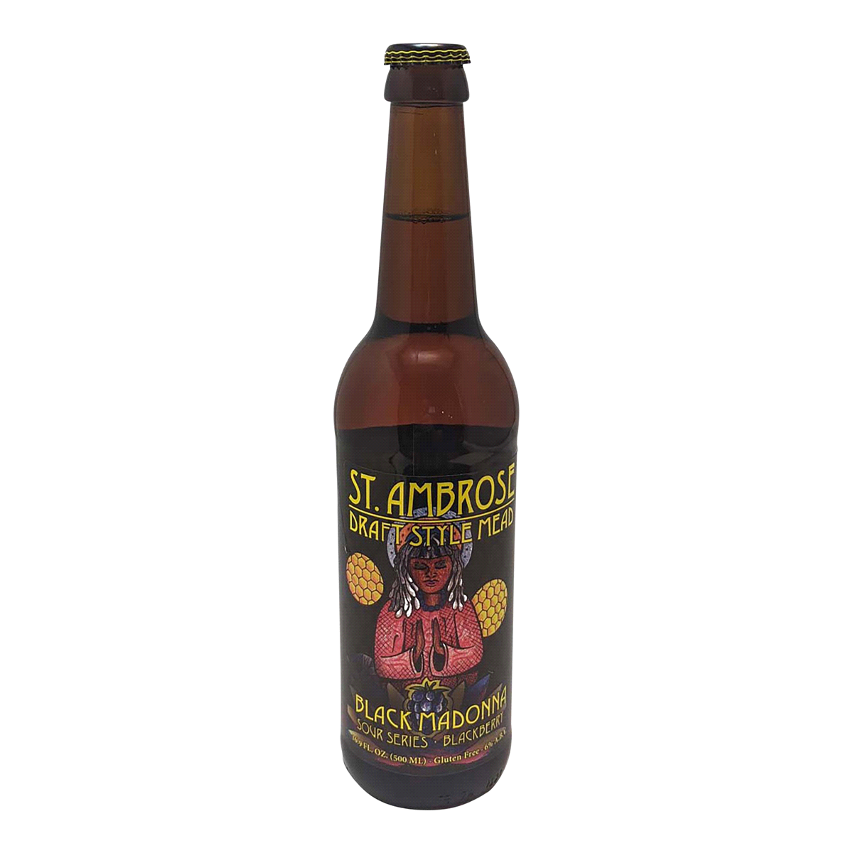 slide 1 of 5, St Ambrose Black Madonna, 500 ml